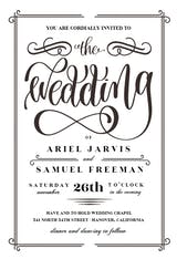 The Wedding - Invitación De Boda